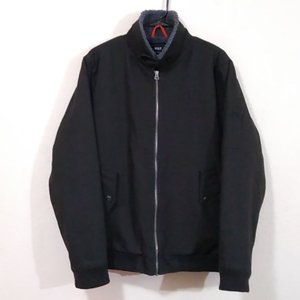 HUF Heavyweight Jacket W/Shepra - Black - XL